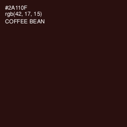 #2A110F - Coffee Bean Color Image